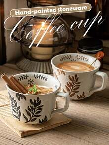 1件蝴蝶炻器高端马克杯套装,美式复古牛奶杯,早餐杯,田园下午茶杯,大容量花卉创意磨砂纹理,手绘高颜值咖啡杯,适用于家庭/咖啡厅/派对聚会/餐厅,可用于微波炉/烤箱/洗碗机,咖啡爱好者必备 - 彩色 - 查看 13