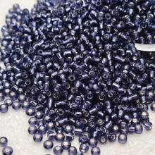 1 Bộ 150 hạt đơn sắc, 1800 hạt thủy tinh 12 màu thủ công DIY, 3mm, Thích hợp để làm đồ trang sức DIY, Thiết kế dệt, Bộ dụng cụ làm đồ trang sức - Hạt bạc 3mm - Xem 9