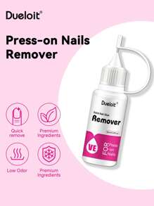 3 piezas/1 pieza Removedor de pegamento de uñas de 10ml para uñas postizas, removedor multifuncional para puntas de uñas, removedor de pegamento suave para uñas Gel X, removedor de esmalte de uñas sin acetona