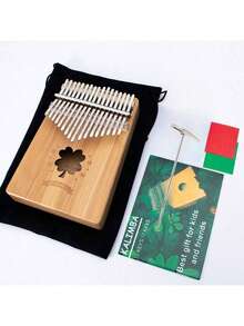OUMINGYQ 17键拇指琴，红木卡林巴琴，入门级便携式手指钢琴乐器 - 17音拇指琴 - 查看 18