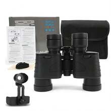 Prismáticos premium: prisma BAK4, 30 % mejor transmisión de luz: para todas las aventuras. - Negro - Ver 7