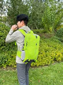 1 件户外徒步背包，大容量男女通用防水耐用旅行背包，轻便徒步旅行包，配有可调节肩带，适合户外运动、露营、旅行 - 彩色 - 查看 12