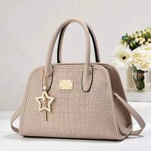 Women Shoulder Bags - 卡其色 - 查看 4