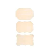 3 件/包 14.7 厘米 * 22 厘米空白木质标牌、DIY 木板、绘画用品、手工艺品和装饰品、铭牌、家居、户外、花园、门廊、门窗装饰、木雕、建筑模型、节日礼物、装饰性悬挂木质饰品、艺术板，适用于返校、万圣节、感恩节、圣诞节、生日、婚礼派对装饰