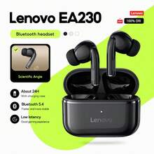 Lenovo Earbuds EA230 Bluetooth Wireless Earbuds TWS Mini Earphone Bluetooth 5.4 Touch Control Long Battery Life HD Voice With Mic - one-size - View 2