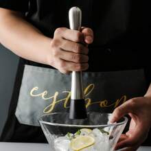 Stainless Steel Manual Juicer,Cocktail Muddler, Ice Crusher And Lemon Squeezer Hammer, Durable Ice Crusher For Bars, Restaurants & Home Use, Lemon, Bar Supplies With No Electricity Or Battery Needed