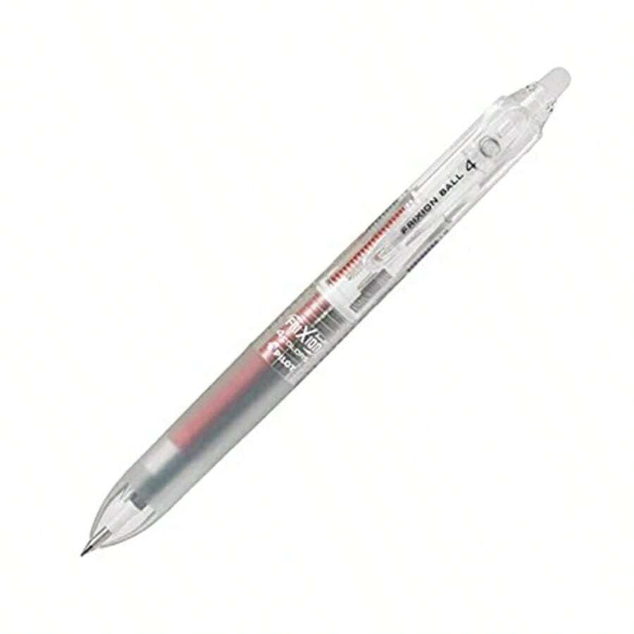 FriXion Ball 4 Erasable Ballpoint Pen 4 Color Gel Ink MultiPen 0.38mm Clear Body LKFB80UFNC-0142 - 無色 - 查看 1