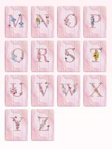 Ayotu CEJ 字母粉色大理石纹平板电脑保护壳，10 种字母设计防震保护，兼容 iPad 10.2 英寸 2021/2020 iPad 第 9/8 代、iPad 第 10 代、iPad (A16) 11 英寸第 11 代 2025，兼容三星 Galaxy Tab，带笔架，支持自动睡眠/唤醒盖，优雅清爽的平板电脑保护壳 - 彩色 - 查看 5