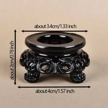 1 Stück runder Kristallkugel-Ständer, klassisch geschnitzter Stil Harz Ausstellungsständer, Glaskugel Ausstellungsständer, Naturstein Halter Dekor Kugelbasis