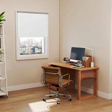 VA-Cerulean Blackout Blinds Klemmfix Without Drilling 100 X 160 Cm – Thermal Protection Blinds, Side-Closing Blinds, Blinds For Windows And Doors, Privacy And Sun Protection (Black/Grey/White) - 白色 - 查看 9