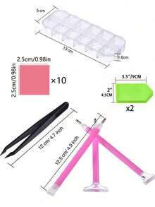 1set 20pcs Diamond Painting Tool Kit (with Diamond Painting Storage Box)