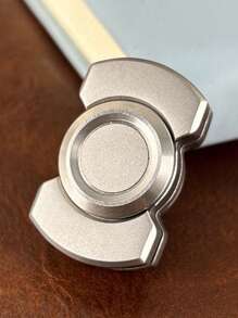 3 In 1 Adult Fidget Toy - Metal Fidget Slider//Fidget Tactile Slide Clicker - Fancy Desk Toy For Relieving Anxiety Stress - Multicolor - View 9