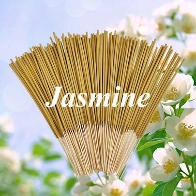 20/50/100/200pcs Jasmine Incense Sticks, 8.66 Inches, Suitable For Yoga And Meditation, Purify The Mind, Eliminate Negative Energy