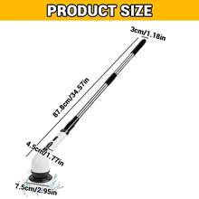 CDRDQ Electric Spin Scrubber, Shower Cleaner Brush Waterproof 2H Fast Charge, Bathroom Cleaning Brush 2 Adjustable Speeds, With 11 Replaceable Brush Heads, For Bathroom Floor Kitchen Window - White - View 13