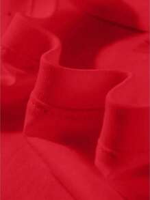 "Y2K Street " Cotton Short-Sleeved T-Shirt: Positive "TRAPVERSITY" Printing+Personalized Pattern, Y2K Retro Style, Pure Cotton Material, Conveying  And Money Attitude. - 紅色 - 查看 4