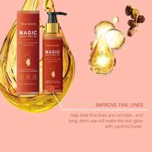 west&month 100ml Magic Luxury Body Oil Deeply Moisturizing Dry Skin Anti-Aging Tightening Firming Chest Thighs Improve Elasticity Rejuvenating Repairing Muscle Relax Soften Nourishing Massage Oil - Red (with Pump Head) - View 11