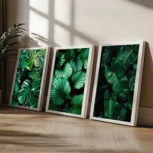 Kit 3 Quadros Faces Olhos feixados– Quadro Ideal para Sala de Estar, Escritório - Branco - Visão 1