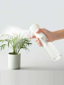 1pc Continuous Fine Mist Spray Bottle: Leak-Proof, Nozzle For Perfect Even Spraying. For Hairstyling Taming Frizz, Skin Care Misting, Plant Watering, Cleaning Solutions & Essential Oils. Ideal For Morning Routines, Salons, Gardens & Home Use By Beauty Enthusiasts, Gardeners & Homemakers. Versatile & Refillable. - 白色 - 查看 10
