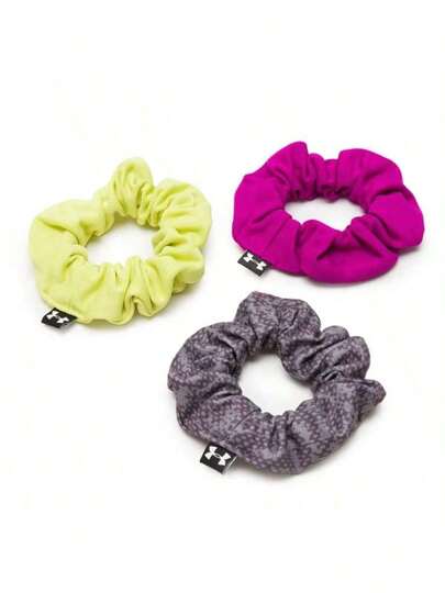 Under Armour Damen Stirnband UA Blitzing Scrunchie 3PK starkes und weiches Haarband / 3 Stück 1380019-057
