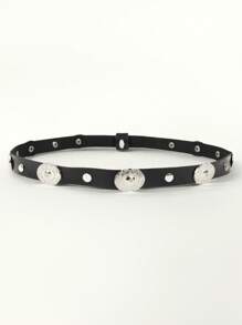 1pc Men's And Women's Detachable Metal Trimmed Western Cowboy Hat, Polyester Felt Hat, Lightweight And Unisex Fashion Hat For All Seasons, Suitable For Outdoor Activities, Party Gatherings, And Daily Wear