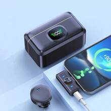 Microphone cravate sans fil professionnel pour smartphone, microphone sans fil plug-and-play avec boîtier de charge numérique pour enregistrement vidéo/audio, micro cravate avec aimant pour interview/vlog/enseignement (expédition aléatoire de nouveaux et anciens modèles)