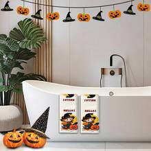 2/4 Pcs Halloween Themed Dish Towels, Super Absorbent Microfiber Modern Dish Cloths, Cooking And Baking Tea Towels, Printed Washcloths, Cleaning Towels, Hand Towels, Soft And Highly Absorbent, Great Gift For Neighbors, Moms, Friends, Birthday, Halloween, Housewarming, Kitchen Decor, Household Essentials - Multicolor - View 9