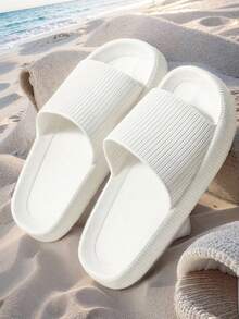Comfortable Slippers For Women, Summer Outdoor/Indoor House Bathroom Non-Slip Durable Couple Home Slippers, Men Sandals