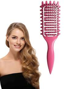 Curl Defining Brush For Wet Hair – Detangling And Styling Comb For Curly Or Straight Hair, Suitable For Men And Women To Shape And Define Curls Or Smooth Straight Hair, Reduce Hair Pulling And Curl Separation, Ideal For Wet Natural Hair, Not Recommended For Dry Wigs, Hair Brush And Comb Tool For Daily Styling, Salon Use And Travel Essentials,Travel Essentials,Travel Essential,Hairstyle,Hairdressing,Hair Brush,Slick Back Brush,Styling Brush,Curly Hair Brush,Edge Brush,Hair Comb,Brush Hair,Hair Brush Set,Comb Hair,Comb For Curls,Detangling Brush,Hair Brush For Women,Hair,Travel,Hair Products,Hair Tools,Hair Stuff,Barber,Barber Accessories,Barbershop,Hairdressing Equipment - Multicolor - View 8