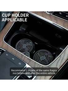 Premium Fragrance Car Air Freshener, Wooden Canister Packaging - Long Lasting Scent, Suitable For Car, Home And Office, 15 Scent Options, Natural Fragrance Wax And Compressed Tablet, Lasts Up To 60 Days - Multicolor - View 7