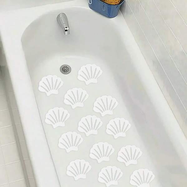 12/20pcs Bathtub Stickers, Shower Stickers For Bathroom Tubs, Anti Slip Shower Stickers, Easy To Apply And Remove - Prevents Slips And Falls, Keep Yourself While You Shower, Shower Stickers For Bathroom Tubs
