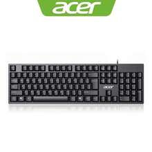 Acer K212B 104-Key USB Wired Keyboard, Gaming Keyboard, Suitable For Office, Compatible With PC And Laptop, Membrane Keyboard - Black - View 8