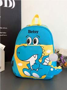 Zaino personalizzato con nome personalizzato o messaggio di vacanza. Personalizza il tuo zaino. Zaino leggero, alla moda, carino, kawaii e versatile con più tasche, con stampa tridimensionale di unicorno o dinosauro. Molto adatto per le ragazze.