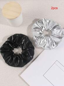 1 szt. Eleganckie spiralne gumki do włosów w kolorze srebrnym, elastyczna gumka do włosów, luksusowa gumka do koka, szykowne akcesoria do włosów, modna gumka do włosów, prezent dla niej, gumki do włosów, gumki do włosów, gumki do włosów, strój sportowy na siłownię