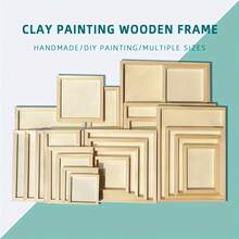 5 Paneles de lienzo de madera de 5 tamaños, 10 piezas en total, para pintura y manualidades - Tableros de arte de madera en blanco lisos para proyectos DIY, pintura de aceite y acrílico, pirografía y dibujo - Paneles con armazón duradero para artistas, principiantes y decoración del hogar creativa, 30*15cm/12*12cm/20*20cm/40*30cm/25*25cm 5 tamaños