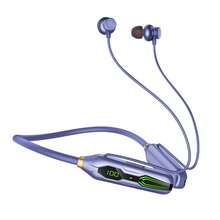 1pc Magnetic Design Button Control Soft Silicone Flexible Neckband HiFi Stereo Wireless Earphones, Fashion Wireless Music Headphones With 60 Hours Playtime