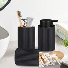 3 buc dozator de săpun spumă, dozator de săpun reutilizabil cu pompă, decorare masă baie, depozitare acasă, decor baie, decor de toamnă, înapoi la școală - Multicolor - Vizualizare 4