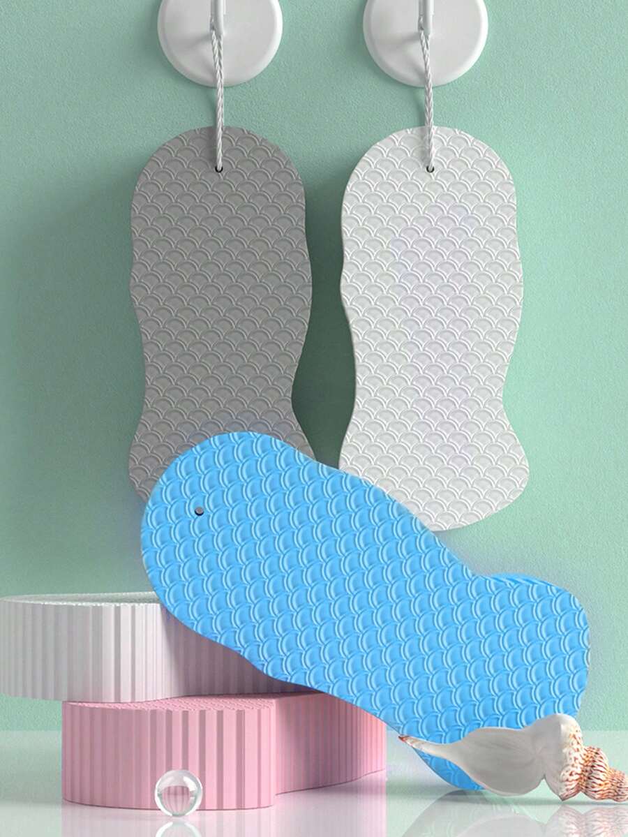 1块装去角质海绵、擦洗海绵、沐浴海绵，鱼鳞纹3D沐浴海绵，沐浴过程中不会伤害肌肤。高密度印花沐浴海绵。淋浴配件，沐浴海绵工具。（由于批次不同，海绵上的印花方向可能有所不同） - 彩色 - 查看 1