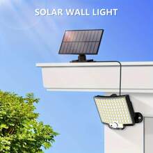 [1 Piece Set] Solar Light Outdoor Motion Sensor Solar Safety Light Waterproof Tape 3 Lighting Modes Solar Wall Light External Suitable For Garden Fences Courtyard Deck