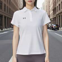 Under Armour Damska koszulka polo do ćwiczeń golfowych, oddychająca, swobodna, z krótkim rękawem