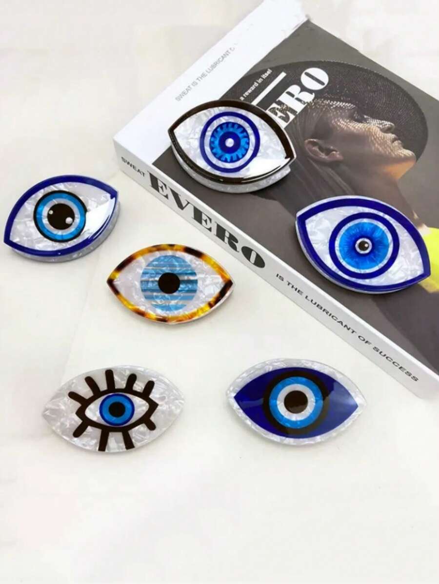 1pc Fashionable Unique Demon Eye Design Hair Clip, Interesting Halloween Element Hair Accessory For Women Hair Accessories Women Claw Clip Autumn Accessories