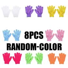 1/3/5/10pcs Bath Exfoliating Gloves, Reusable Shower Mitts For Scrubbing, Back Scrubber, Massage And Body Exfoliation, Body Cleansing Accessories,2/4/8/20/30/40pcs,For Bath, Face, Spa, Hand Wash, Deep Dead Skin Wash