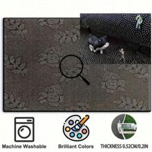 Abstract Pattern Non-Slip Area Rug – Soft Decorative Floor Mat For Living Room, Bedroom & Study