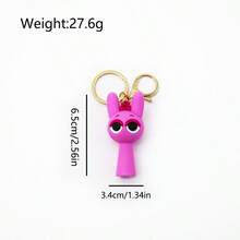 1pc 2025 New Sprunki Rhythm Box Keychain, Game Peripheral Rhythm Box Figurine Pendant, PVC Pendant, Music Game Peripheral, Bag Charm, Gift - Holiday Gift - Birthday Gift - Gift - Multicolor - View 12