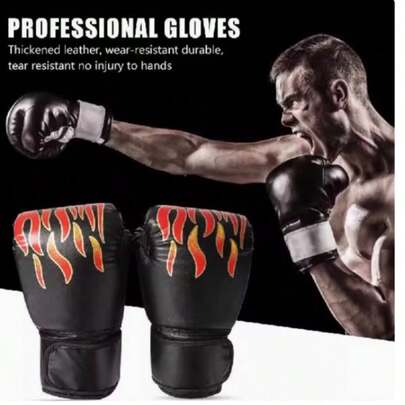 30*15cm Multi-Color PU Adult Boxing Gloves With Ventilation Holes