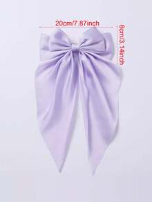 4pcs/1pc Elegant Bowknot Ribbon Hair Clips, Spring Loaded Barrettes, Versatile One-Piece Hair Claws For Ponytail, Mother's Day, Back To School, Thanksgiving, Christmas, New Year, Valentine's Day, Carnival Gifts, Hair Slide, Bobby Pins - Multicolor - View 6