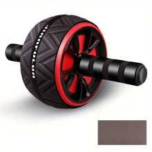 عجلة بطنية قطعة واحدة، معدات تمارين اللياقة المنزلية لتدريب الجذع، تشمل وسادة ركبة