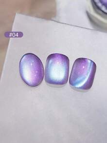 2026 New 6pcs/Set Nail Polish, 15ml Volume, Valentine's Day Gift, Suitable For Spring, Summer, Autumn And Winter. Iceland Aurora Starry Sky Pearl Yellow, Blue, Green, Purple Glass Bead Cat Eye Gel Nail Polish. Vibrant Colors In Summer And Autumn, Match With Fine Glitter Magnetic Manicure To Show Charming Beauty. Need To Use With Base Coat And Top Coat, And Cure With UV Lamp. - Nhiều màu - Xem 14