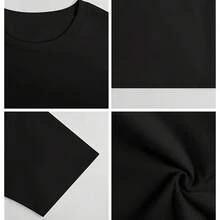 Fucketh Around And Find Out Print TShirt, Street Casual Short Sleeve Tee, MoistureWicking, Daily Wear, All Season, Crew Neck, DoubleNeedle Stitching, Christmas Dating Occasions, Funny Graphic Party Gi - 黑色 - 查看 4