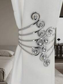 2 Pieces / 1 Piece, Metal Curtain Hangers - - With Crystal Wings Design, Adjustable, Suitable For Fixing Curtains In Bedrooms And Living Rooms. Home Decoration Accessories - Multicolor - View 13