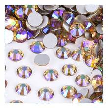 ICIQ 288/1440颗 SS16 SS20 SS30 多色 AB 玻璃美甲水钻水晶闪粉钻石非烫钻平底 3D 装饰工艺配件 DIY 爱好者 - 装饰时尚，适用于美甲，玻璃材质 - 适合装饰、定制、个性化闪亮套装 - 彩色 - 查看 30